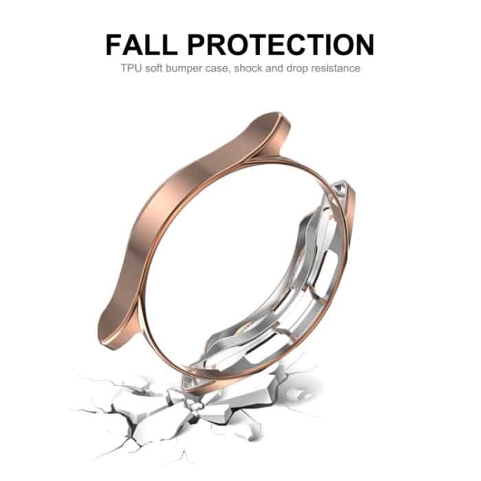 Für Samsung Galaxy Watch4 Classic 46 mm ENKAY Hat-Prince Vollständige Abdeckung Galvanisiertes weiches TPU-HD-Klargehäuse + Schutzfolie aus gehärtetem Glas, For Samsung Galaxy Watch4 Classic 46mm – Bild 2