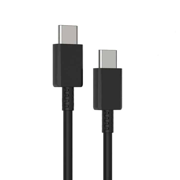 XJ-69 1 m 3 A USB-C / Typ C auf Typ C TPU-Lade- und Synchronisierungsdatenkabel für Mobiltelefone – Bild 1