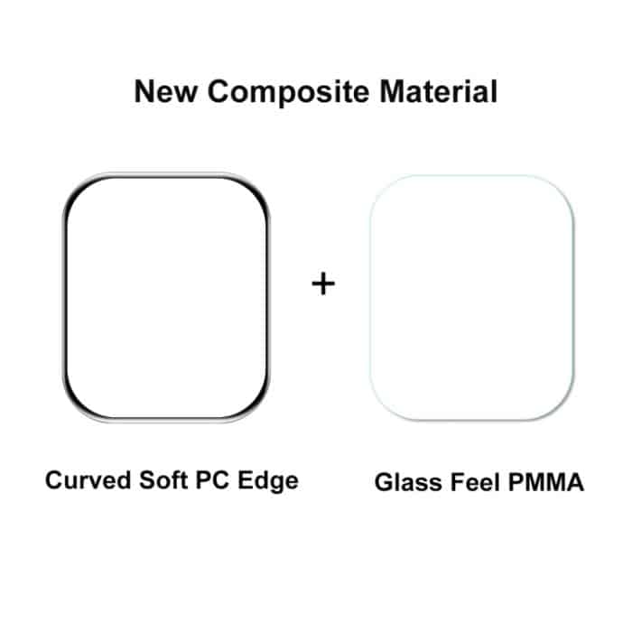 ENKAY Hat-Prince PC-Rahmen + vollständig abdeckende PMMA-HD-Displayschutzfolie für Apple Watch Series 7 45 mm – Bild 5