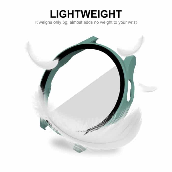 ENKAY Hat-Prince PC-Rahmen mit vollständiger Abdeckung + Verbundgehäuse aus gehärtetem Glas für Samsung Galaxy Watch4 44 mm – Bild 5