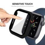 ENKAY Hat-Prince 2-in-1-PC-Rahmen + 9H-Hartglasschutz mit vollständiger Abdeckung für Apple Watch Series 7 41 mm – Bild 5