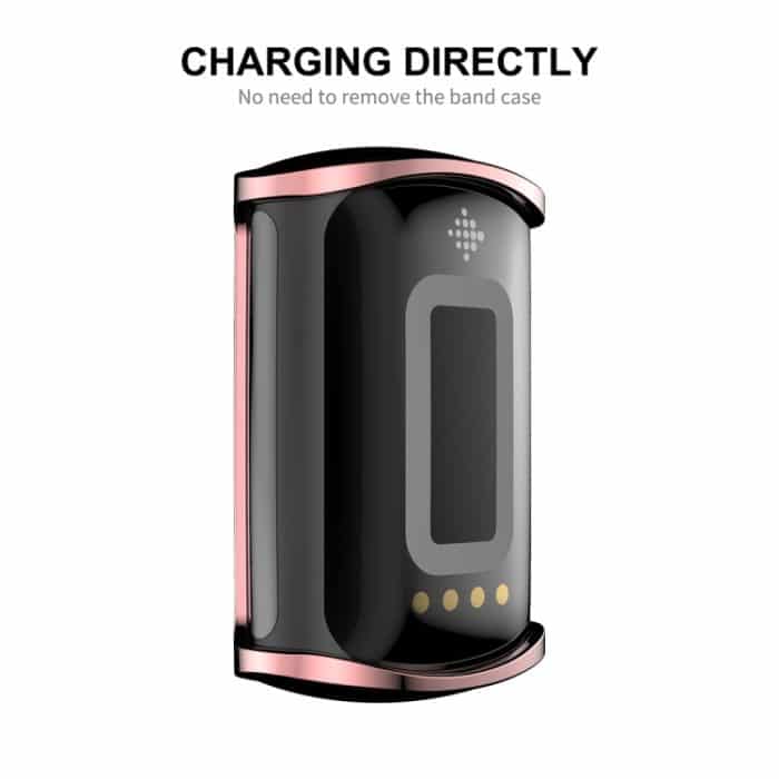 Für Fitbit Charge 5 ENKAY Hat-Prince Galvanisierte weiche TPU-Hülle mit vollständiger Abdeckung, kratzfeste Abdeckung – Bild 3