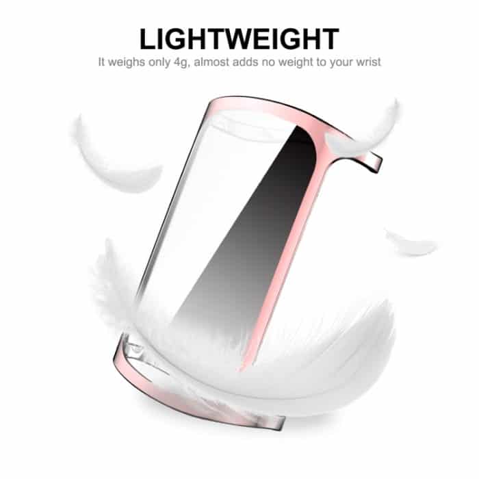 Für Fitbit Charge 5 ENKAY Hat-Prince Galvanisierte weiche TPU-Hülle mit vollständiger Abdeckung, kratzfeste Abdeckung – Bild 4