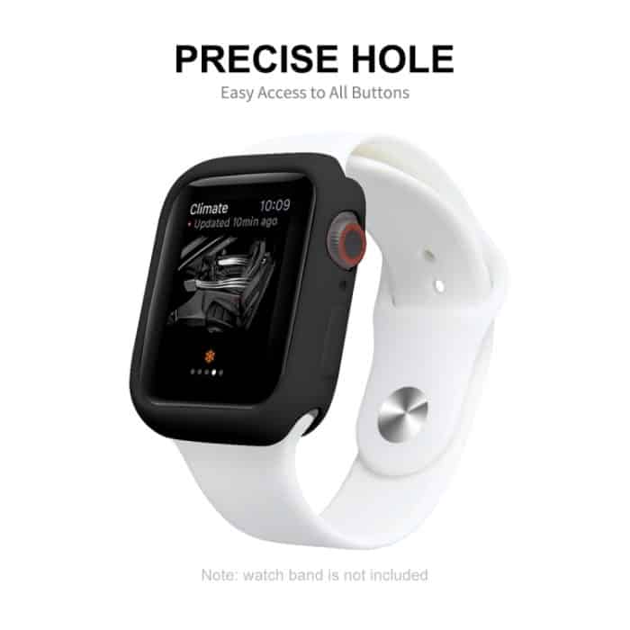 ENKAY Hat-Prince schützendes TPU-Uhrengehäuse + vollständig abdeckende PET-Displayschutzfolie für Apple Watch Series 7 45 mm – Bild 3