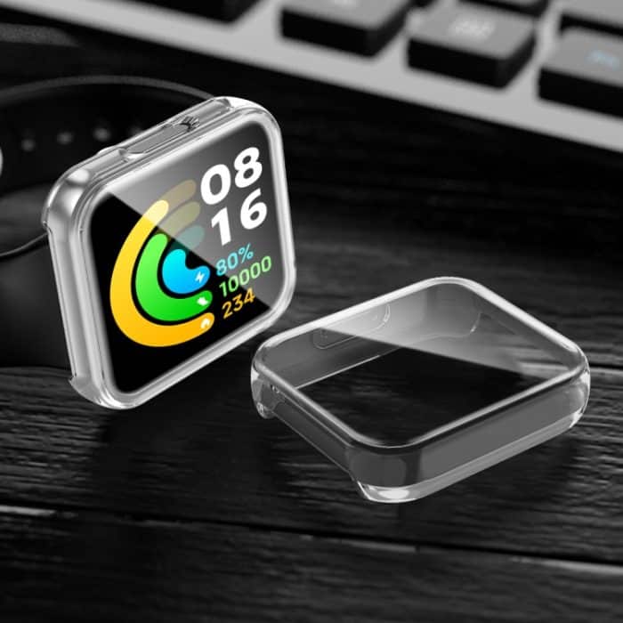 Vollständig geschlossenes Gehäuse mit Schutzfolie, For Xiaomi Redmi Watch 2 – Bild 6