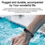 C60 IP67 Wasserdichtes 1,1-Zoll-Smart-Fitnessband – Bild 5