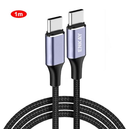 ENKAY PD100W 5A USB-C / Typ-C auf Typ-C Schnellladekabel mit E-Marker