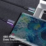 ENKAY PD100W 5A USB-C / Typ-C auf Typ-C Winkelstück-Schnellladekabel mit E-Marker – Bild 4