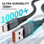 ENKAY 66W USB auf USB-C / Typ-C Full Protocol 6A Schnelllade-Datenkabel – Bild 5