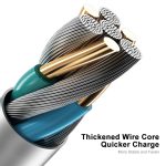 Enkay PD100W 2 in 1 USB-A / USB-C zu Typ-C 5A schnelles Ladekabel, Länge: 1M – Bild 8