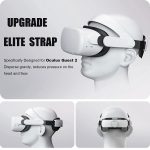 Für Oculus Quest2 VR-Brille Dekompressionskomfort Einstellbares Ersatz-Headset – Bild 3