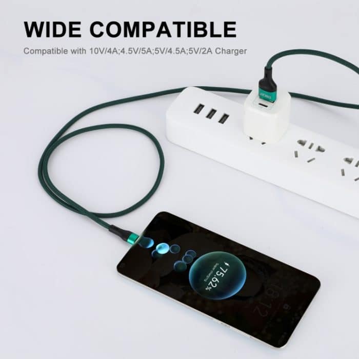 ENKAY 1 m USB 3.0 auf USB-C / Typ-C 5A Superschnelles Lade-Synchronisierungsdatenkabel – Bild 4