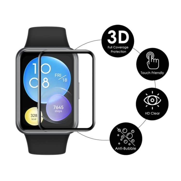 Für Huawei Watch Fit 2 ENKAY Hat-Prince 3D Full Coverage Soft PC Edge + PMMA HD Displayschutzfolie, 1 PC, 2 PCS, 5 PCS, 10 PCS – Bild 2