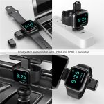 A05 2 in 1 Type C / USB-C zu USB-A Magnetic Quick Wireless Charger für Apple Watch – Bild 5