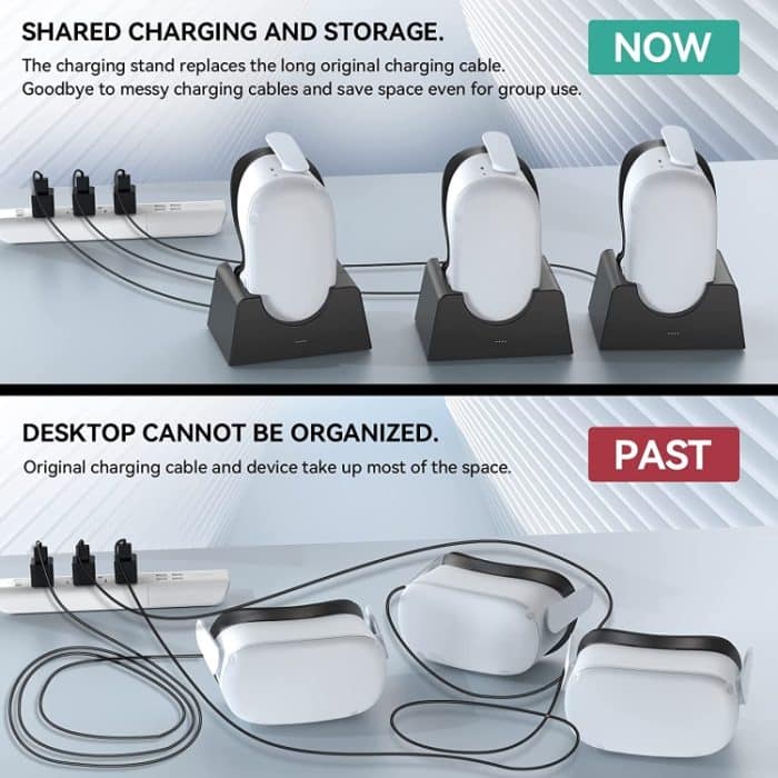 Für Oculus Quest 2 VR Ladeständer VR Zubehör Host Storage Bracket Ladeständer – Bild 4
