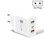 45 W PD3.0 + 2 x QC3.0 USB-Multi-Port-Schnellladegerät, EU-Stecker
