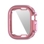 ENKAY Galvanisiertes weiches TPU-Gehäuse mit Displayfolie für Apple Watch Ultra 49 mm