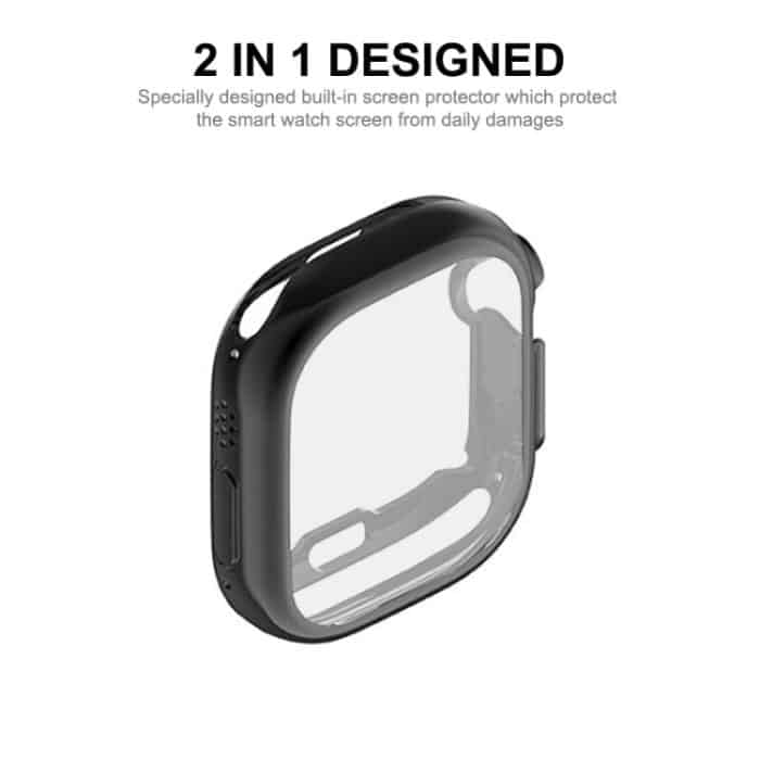 ENKAY Galvanisiertes weiches TPU-Gehäuse mit Displayfolie für Apple Watch Ultra 49 mm – Bild 2