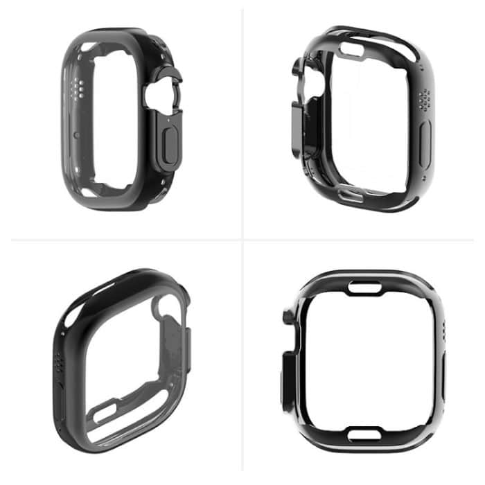 ENKAY Galvanisiertes weiches TPU-Gehäuse mit Displayfolie für Apple Watch Ultra 49 mm – Bild 8