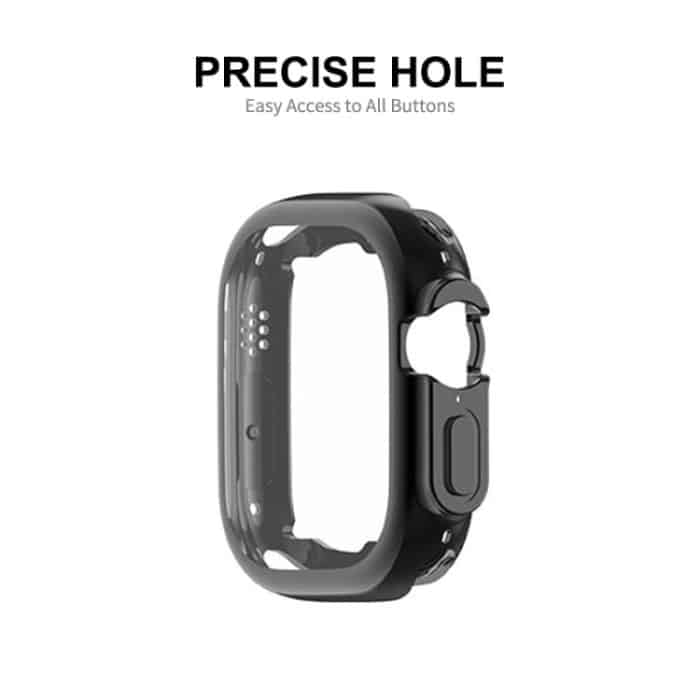 ENKAY Transparente TPU-Hülle mit Bildschirmfolie für Apple Watch Ultra 49 mm – Bild 4