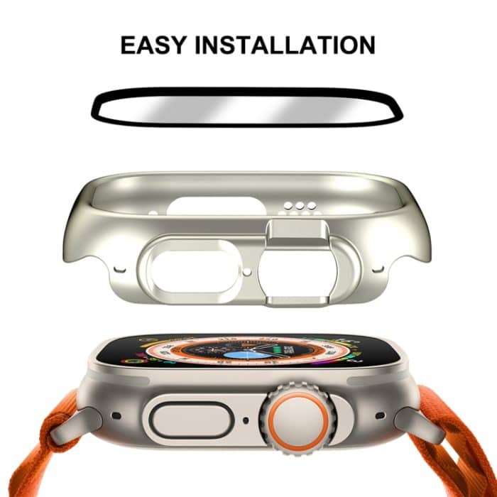 Für Apple Watch Ultra 49 mm ENKAY 2-in-1-PC-Gehäuse + 9H-Hartglasfolie mit vollständiger Abdeckung – Bild 5
