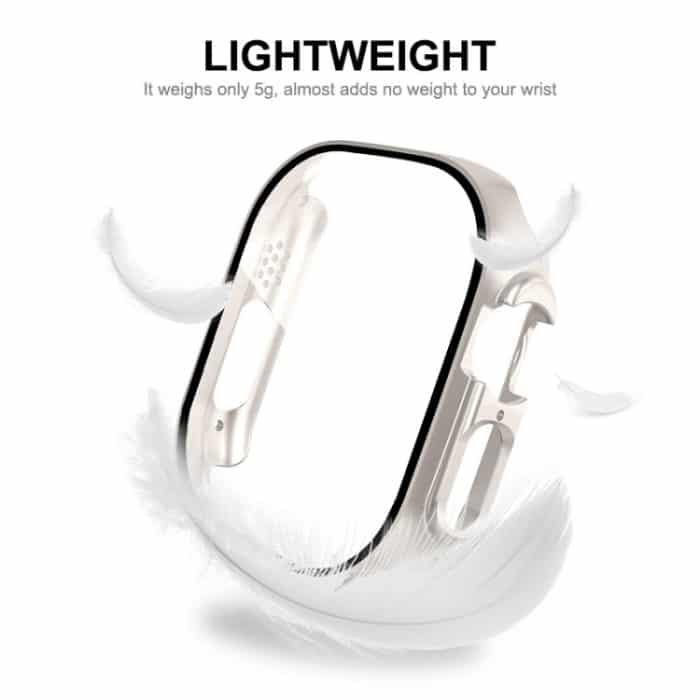 Für Apple Watch Ultra 49 mm ENKAY PC-Rahmen 9H gehärtetes Glasgehäuse – Bild 5