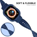 Für Apple Watch Ultra 49 mm JUNSUNMAY Integriertes TPU-Gehäuse, verstellbares elastisches Uhrenarmband – Bild 5