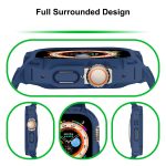 Für Apple Watch Ultra 49 mm JUNSUNMAY Integriertes TPU-Gehäuse, verstellbares elastisches Uhrenarmband – Bild 6