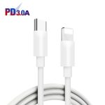 65 W Dual PD Typ-C + 3 x USB Multi-Port-Ladegerät mit 3 A Typ-C auf 8-poliges Datenkabel, EU-Stecker – Bild 3