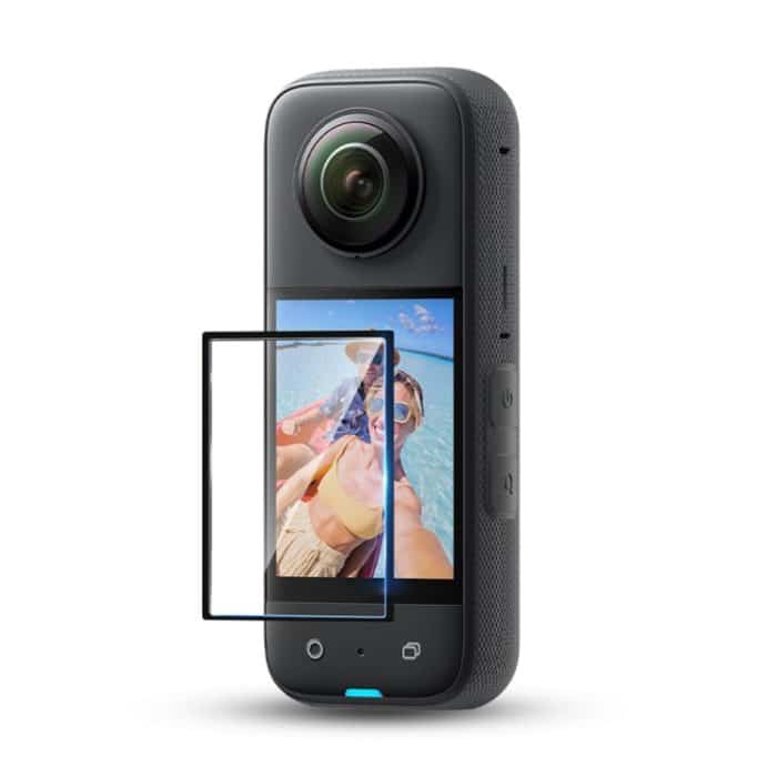 Für Insta360 X3 2 Stück transparenter HD-gebogener Schutzfilm – Bild 1