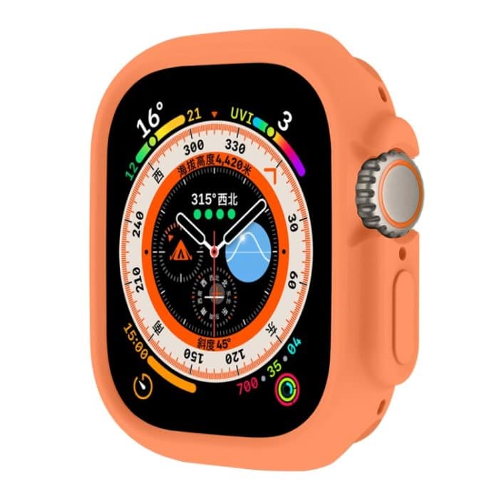 SYA001994701A.jpg Für Apple Watch Ultra 49 mm ENKAY einfarbige schützende weiche TPU-Rahmenhülle – Bild 1