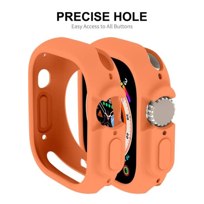 Für Apple Watch Ultra 49 mm ENKAY einfarbige schützende weiche TPU-Rahmenhülle – Bild 3