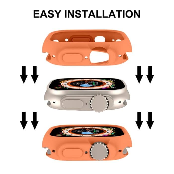 Für Apple Watch Ultra 49 mm ENKAY einfarbige schützende weiche TPU-Rahmenhülle – Bild 5