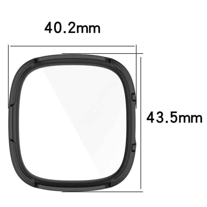 Integrierte Schutzhülle aus gehärtetem PC+-Film, For Fitbit Versa 4, For  Fitbit Sense 2 – Bild 4