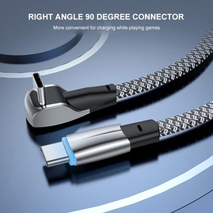 ENKAY Hat-Prince 65W USB-C / Typ-C auf Typ-C 6A Schnelllade-Datenkabel – Bild 3