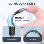 ENKAY Hat-Prince 65W USB-C / Typ-C auf Typ-C 6A Schnelllade-Datenkabel – Bild 5