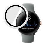 Für Google Pixel Watch ENKAY Hat-Prince PC-Rahmen mit vollständiger Abdeckung + 9H-Hartglasgehäuse