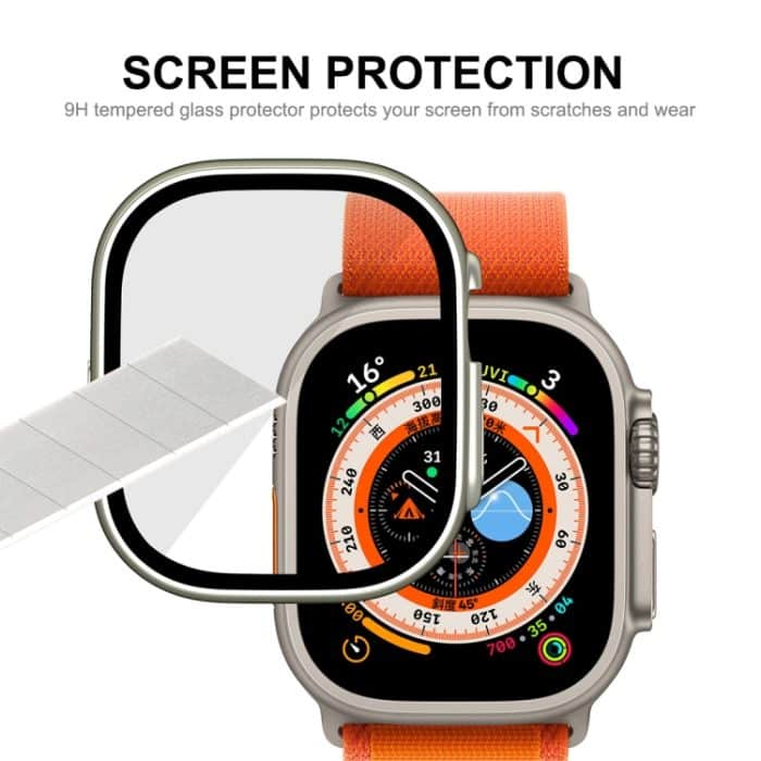 Für Apple Watch Ultra 49 mm ENKAY Hat-Prince Wasserdichter, vollständig abdeckender PC-Rahmen + 9H-Hartglasgehäuse – Bild 6