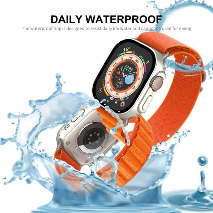 Für Apple Watch Ultra 49 mm ENKAY Hat-Prince Wasserdichter, vollständig abdeckender PC-Rahmen + 9H-Hartglasgehäuse – Bild 8