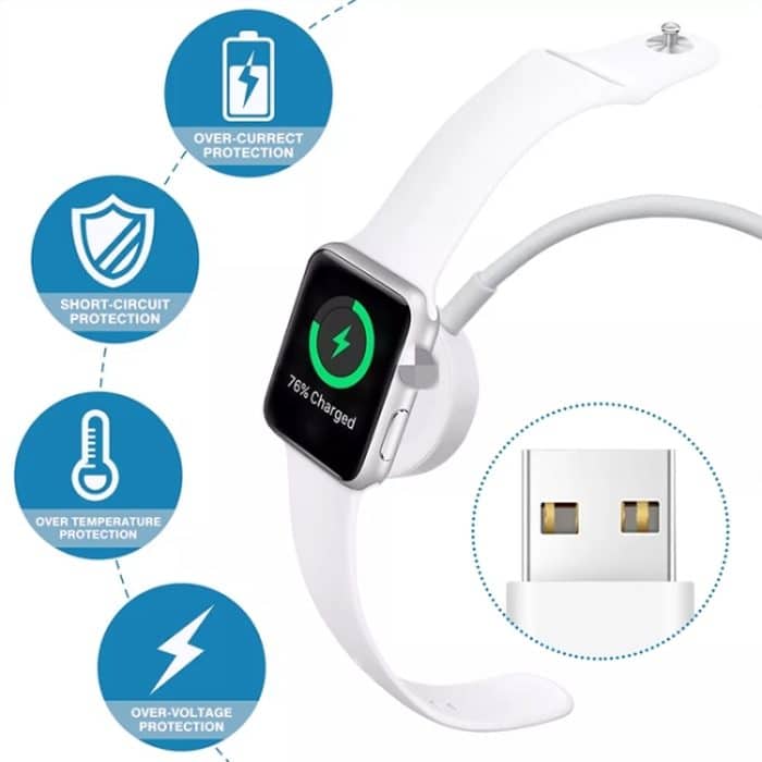 1 m USB-Magnet-Schnellladekabel für Watch Apple Series Ultra/8/7/6/SE/SE2/5/4/3/2/1, DS-XB011 – Bild 6