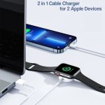 Für Apple Watch-Serie und Telefon mit Typ-C-Anschluss 2-in-1-magnetisches USB-Ladekabel 1,2 m – Bild 4