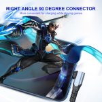 ENKAY Hat-Prince PD 20 W Typ-C auf 8-poliges Dual-Winkel-Schnelllade-Datenkabel – Bild 3