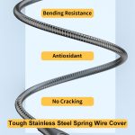 ENKAY ENK-CB132 USB zu USB-C / Typ-C Kohlenstoffstahlschlauchfeder 6A Supper Schnelllade-Datenkabel – Bild 6