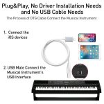 1m 8 Pin auf USB-B MIDI Kabel für iPad/iPhone Kompatibel mit iOS 10-14 – Bild 8