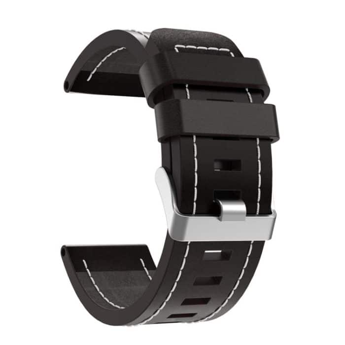 26-mm-Uhrenarmband aus genähtem Leder mit Stahlschnalle, For Garmin D2 Delta PX, For Garmin Tactix 7 Pro, For Garmin Tactix 7, For Garmin Fenix 7X, For Garmin Fenix 7X Solar, For Garmin Tactix Delta, For Garmin Enduro 2, For Garmin Enduro... – Bild 6