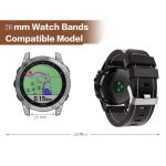 26-mm-Uhrenarmband aus genähtem Leder mit Stahlschnalle, For Garmin D2 Delta PX, For Garmin Tactix 7 Pro, For Garmin Tactix 7, For Garmin Fenix 7X, For Garmin Fenix 7X Solar, For Garmin Tactix Delta, For Garmin Enduro 2, For Garmin Enduro... – Bild 4
