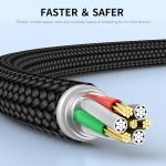 ENKAY ENK-CB135 5-in-1 65 W USB-A & USB-C auf 8 Pin / Typ-C / Micro USB Multifunktions-Ladekabel mit Kontrollleuchte – Bild 6