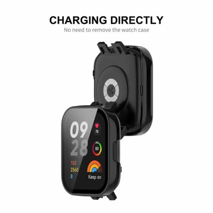 Für Redmi Watch 3 ENKAY Hat-Prince PC-Rahmen mit vollständiger Abdeckung + Uhrengehäuse aus gehärtetem Glas – Bild 3