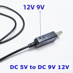 DC 5 V auf DC 9 V 12 V USB-Spannungsaufwärtswandlerkabel mit 1 A Aufwärts-Volt-Transformator-Leistungsreglerkabel mit LED-Anzeige – Bild 3