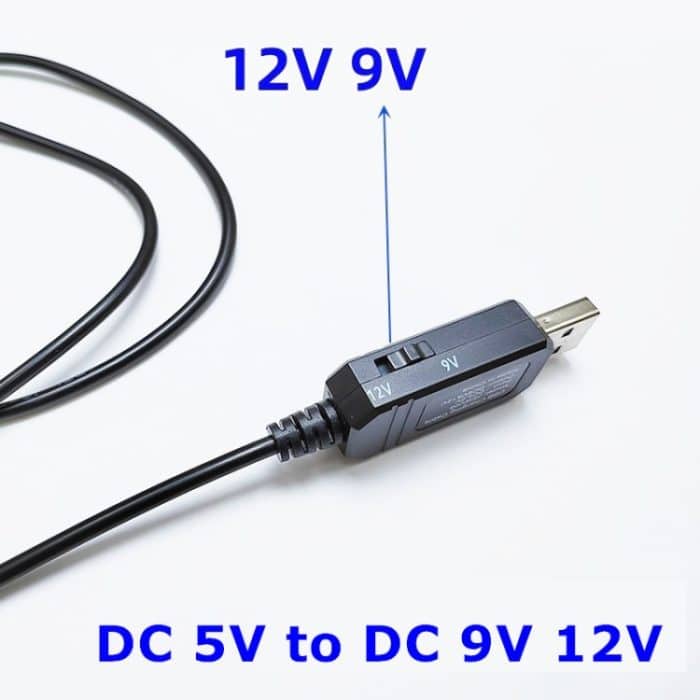 DC 5 V auf DC 9 V 12 V USB-Spannungsaufwärtswandlerkabel mit 1 A Aufwärts-Volt-Transformator-Leistungsreglerkabel mit LED-Anzeige – Bild 3